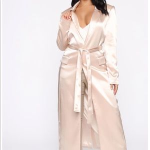 Satin coat